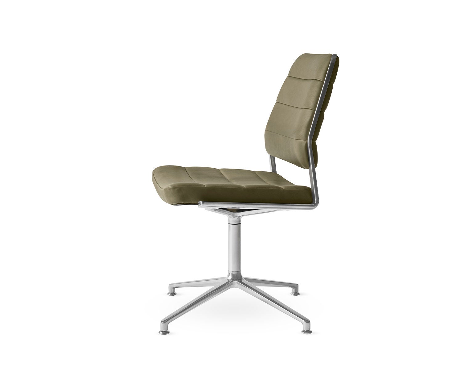 Vipp-454-Swivel-Chair-Bosco-Green-Leather-Gliders-1