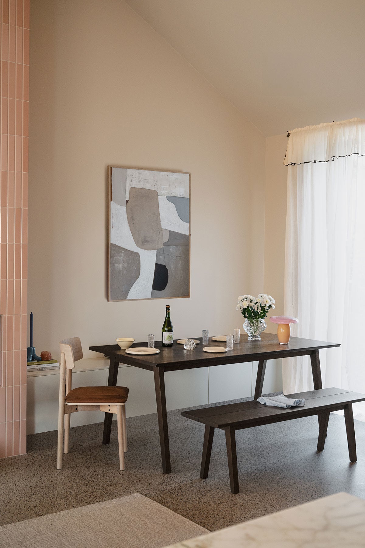 Rowico-Melfort-Table-180-Bench-Brown-Oak-Lifestyle