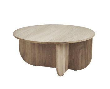 Halo Sofabord i hvidpigmenteret eg