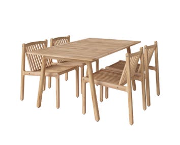 Bolia-Patio-Outdoor-Dining-Set-4-Chairs-Table-160