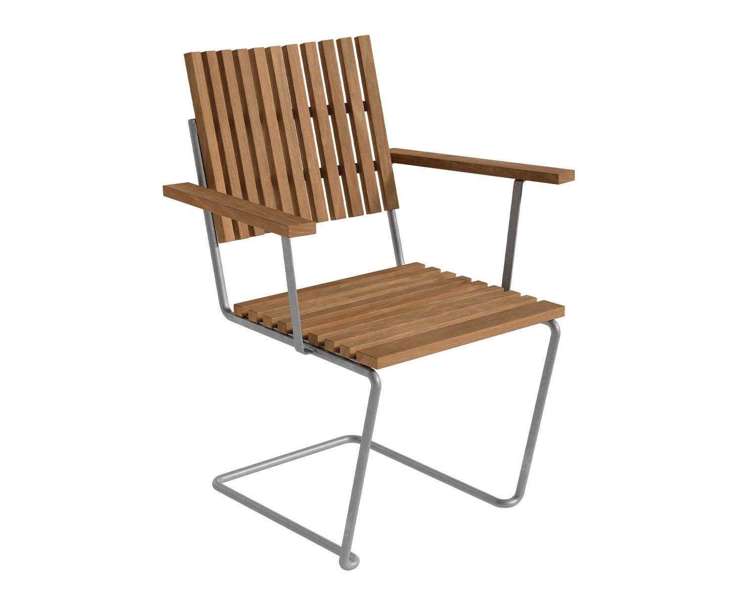 Grythyttan-Bovik-Chair-Teak-Hot-Dip-Galvanized