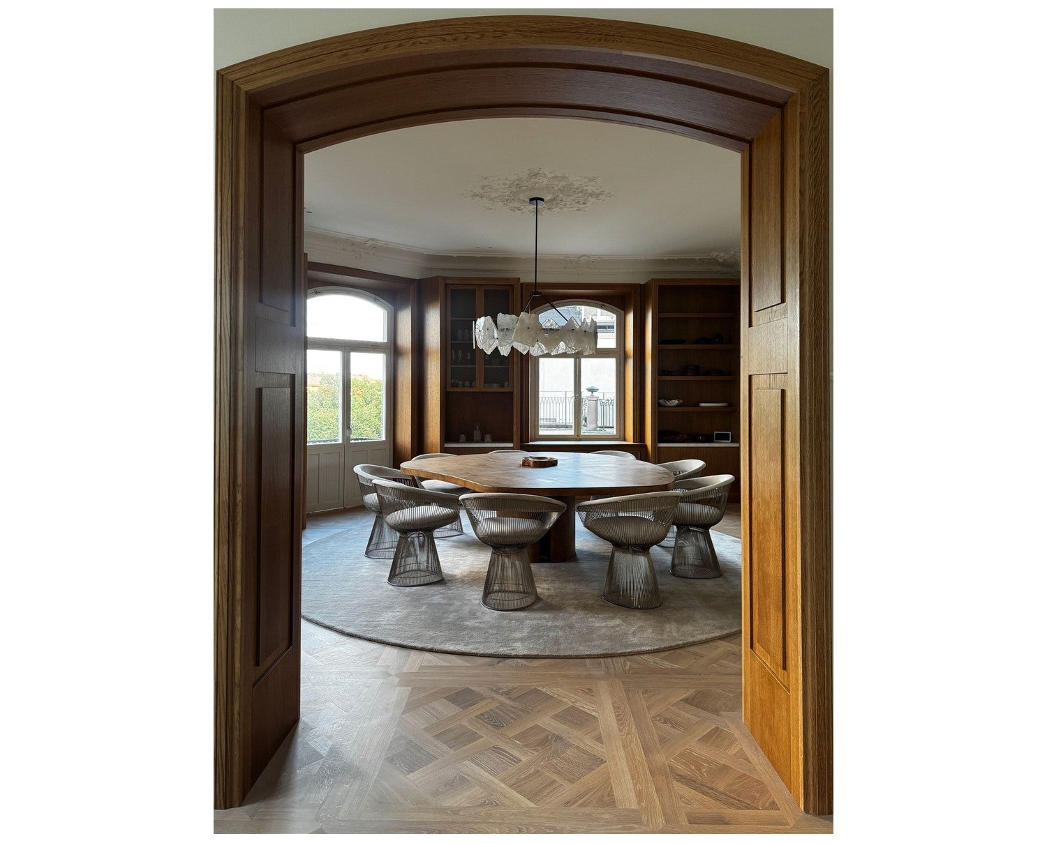 Liljehok-Round-Rug-Beige-1