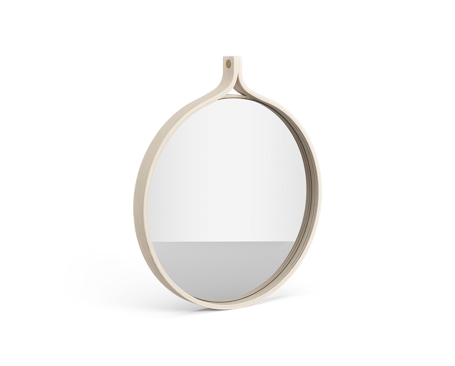 Swedese-Comma-Mirror-D40-White-Pigmented