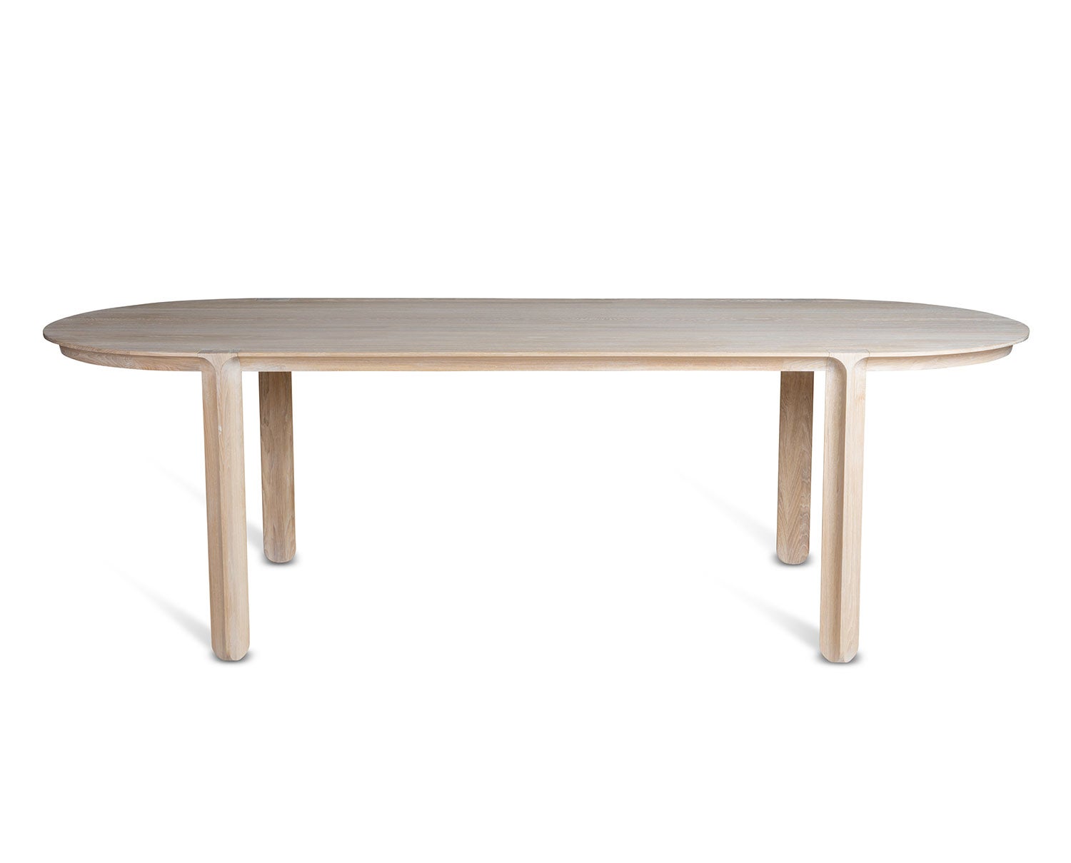 Mavis-Amor-Matbord-Ovalt-258-CM-Vit-Vaxolja