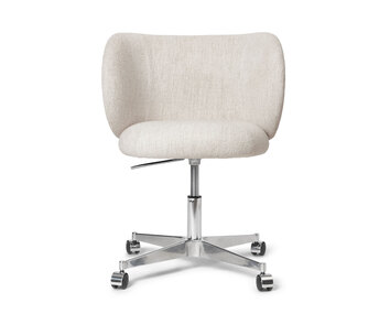 Ferm-Living-Rico-Dining-Chair-Castors-Boucle-Off-White