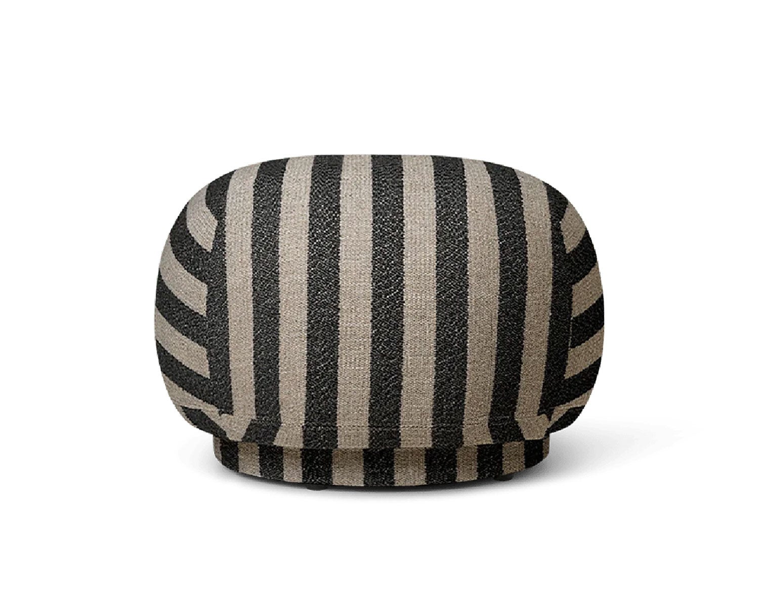 Ferm-Living-Rico-Pouf-Louisiana-Sand-Black
