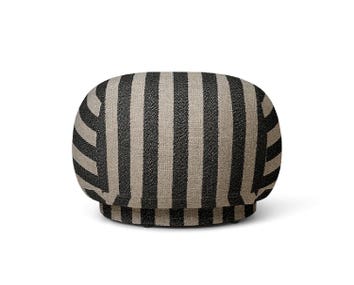 Ferm-Living-Rico-Pouf-Louisiana-Sand-Black