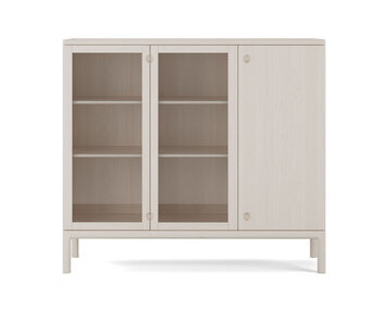 Stolab-Prio-Sideboard-High-Glass-White-Oil-Birch