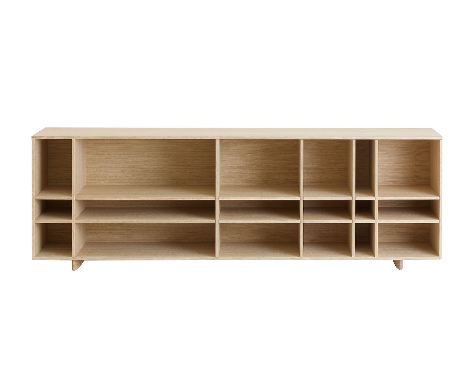 Kilt Open 180 reol i hvidbetset eg