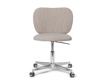 Ferm-Living-Rico-Chair-Castors-Soft-Boucle-Natural