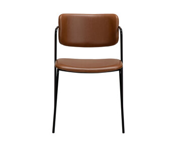 Zed-Stol-Ljusbrun-PU-Metallben-1