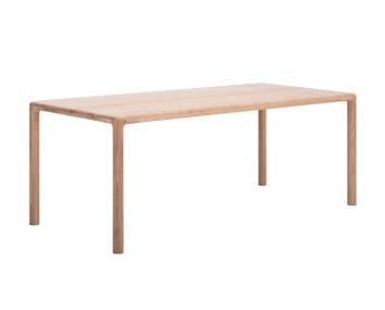 Derven Spisebord 200x90 i hvidolieret eg