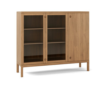 Stolab-Prio-Sideboard-High-Glass-Natural-Oil-Oak