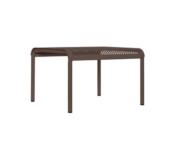 Dapple Loungebord 57x57 i farven Dark Chocolate