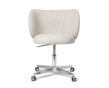Ferm-Living-Rico-Dining-Chair-Castors-Boucle-Off-White