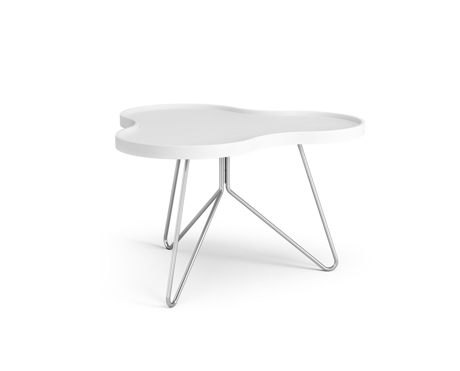 Flower-Mono-Table-66x62-White-Ash-Chrome-Metal-H39