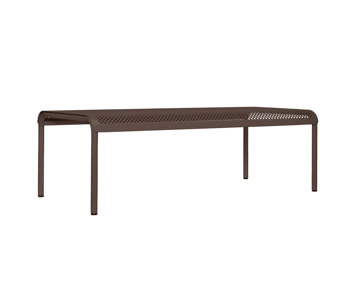 Dapple Loungebord 114x57 i farven Dark Chocolate