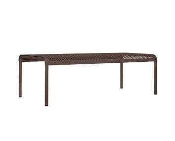 Dapple Loungebord 114x57 i farven Dark Chocolate