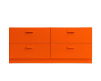Relief Kommode Lav Orange | Sokkel
