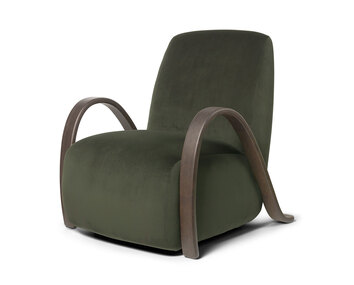 Ferm-Living-Buur-Lounge-Chair-Rich-Velvet-Pine