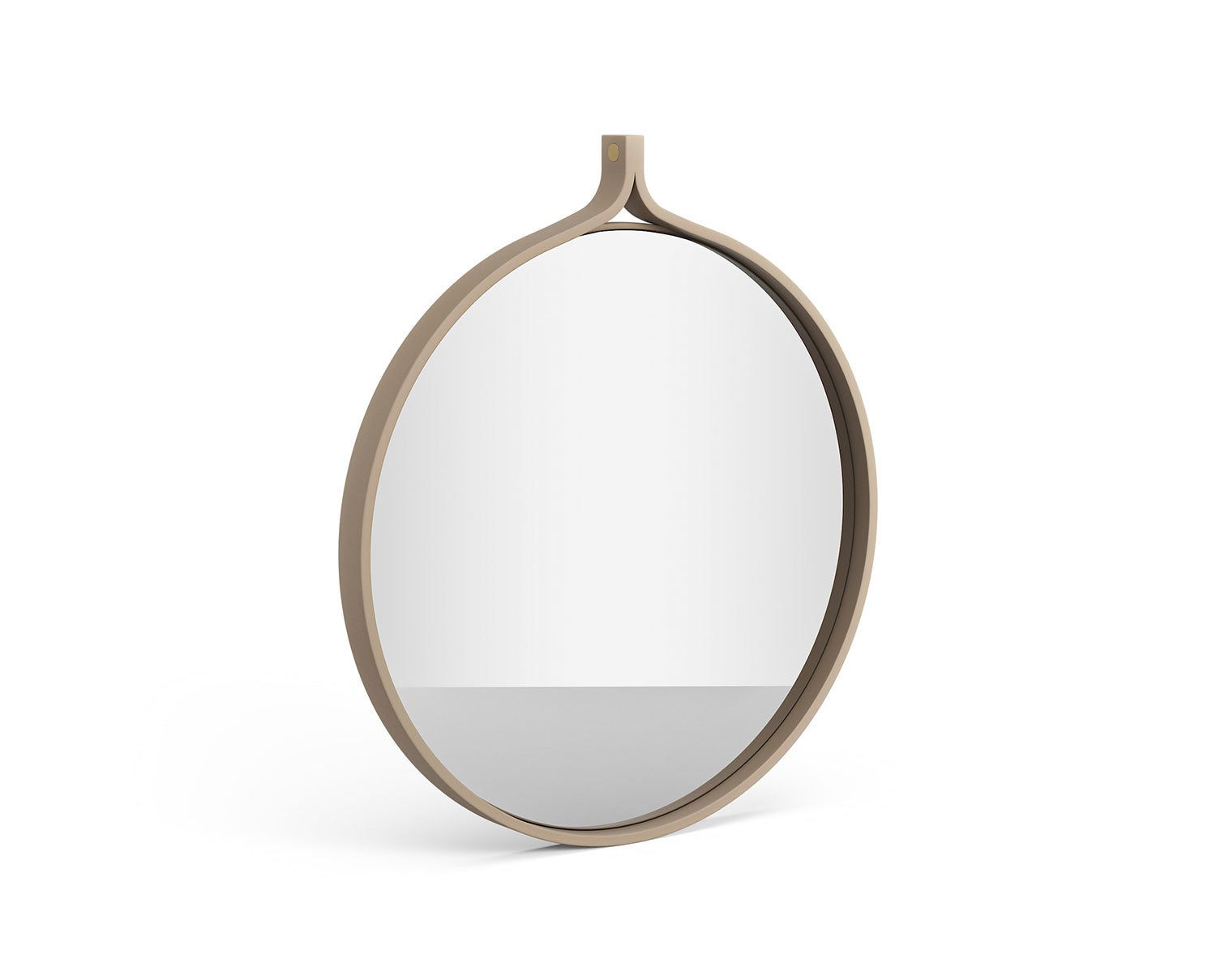 Swedese-Comma-Mirror-D52-Nutmeg