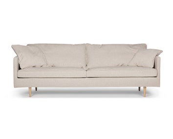 Sits Julia 3-pers. XL i stof Vireal 1 Natur