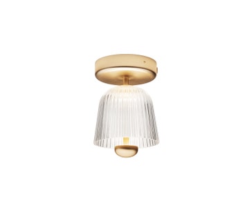 Nuura-Asteea-Ceiling-Lamp-Satin-Brass-Ripple-Clear