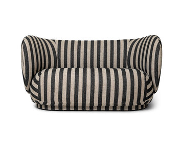 Ferm-Living-Rico-Sofa-2-Seater-Louisiana-Sand-Black