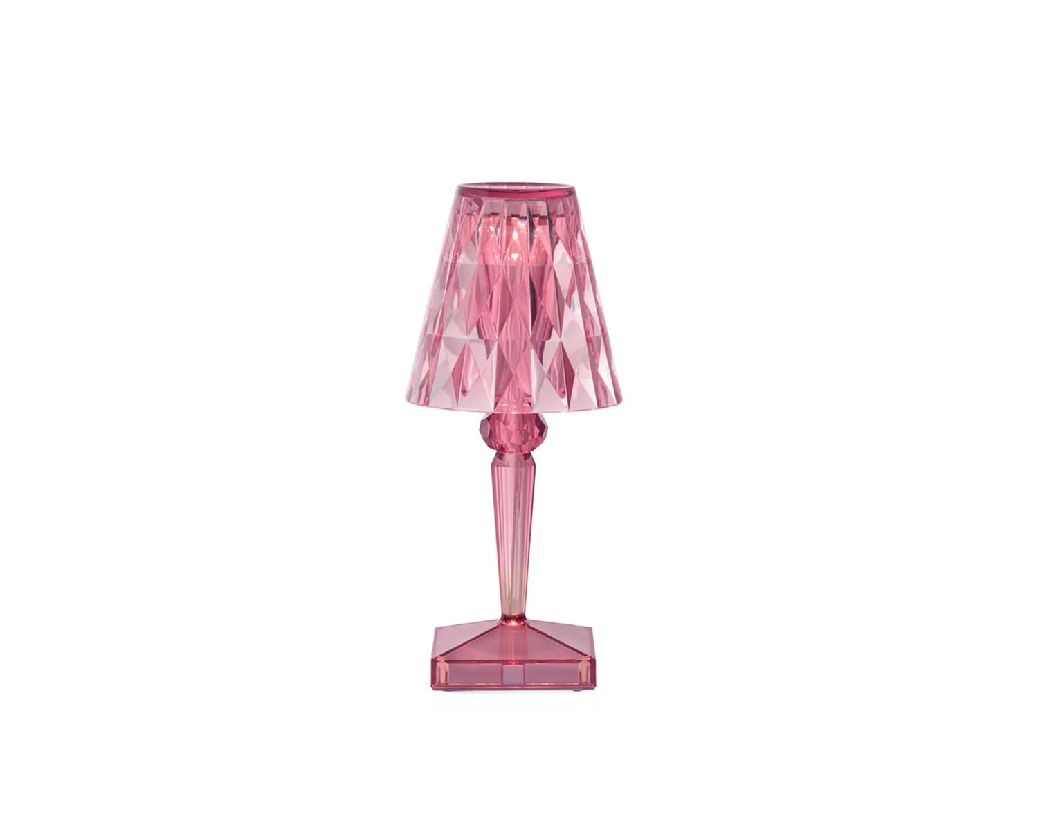 Battery Bærbar Lampe i farven Pastel Pink