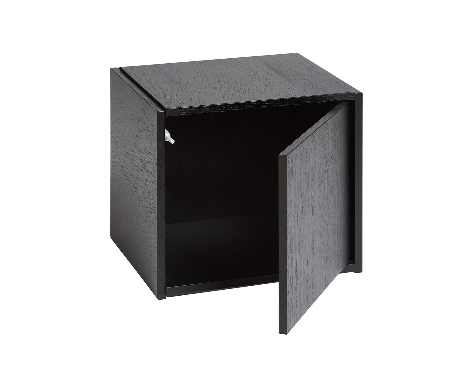 Woud-Bricks-Cube-Door-Right-Black