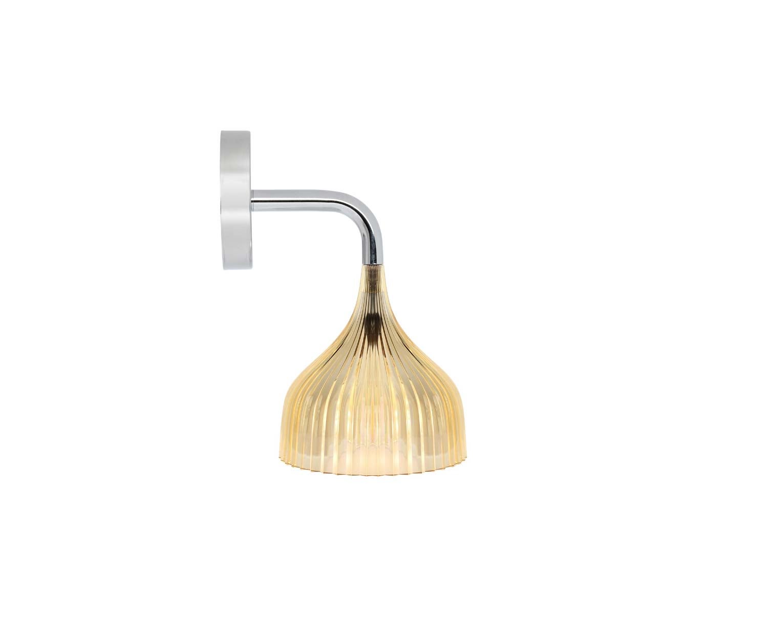 E-vägglampa-P4-Yellow-Kartell
