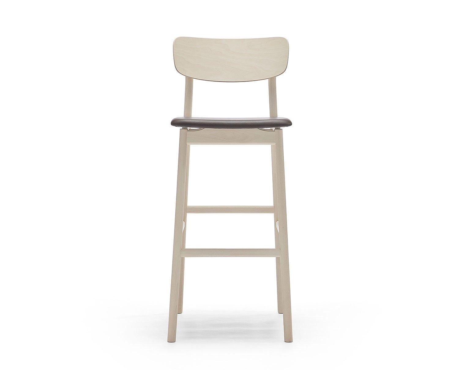 Stolab-Prima-Vista-Barstool-H78-Bright-Matt-Lacquer-Birch-Elmosoft-93129-Brown