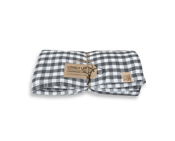 Lovely-Linen-Misty-Square-Bordsduk-Dark-Grey