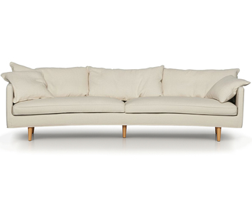 Sits Julia 4-pers. XL buet i stof Caleido 1419 Natural