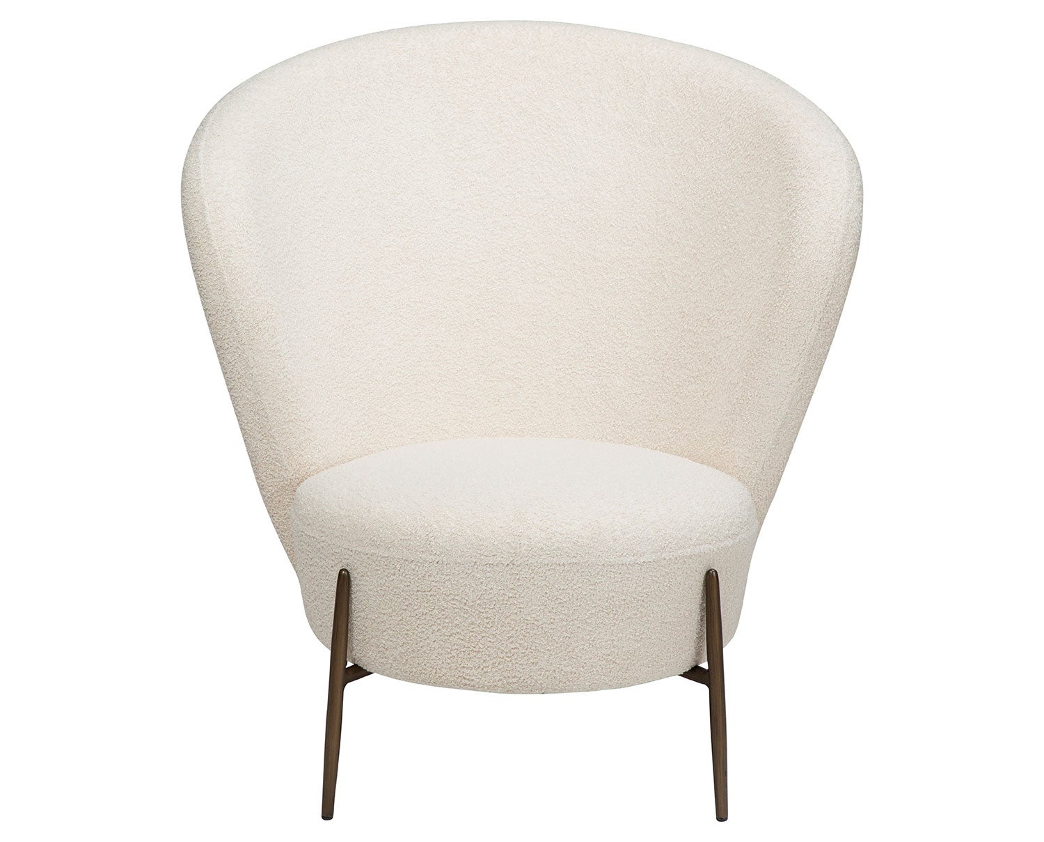 Orbit Loungestol | Dove RPES Bouclé | Antik messing | Dan-Form ...