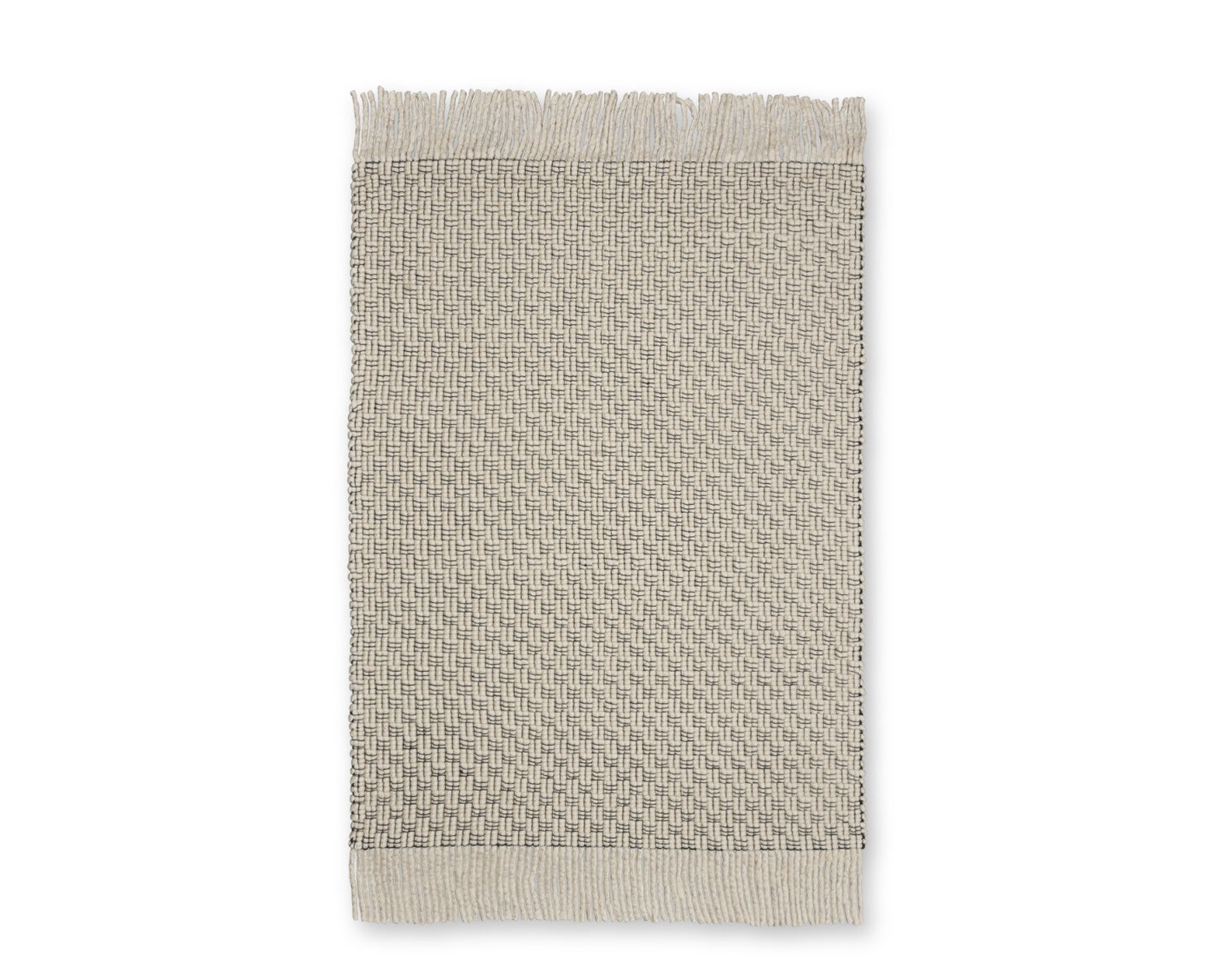 Ferm-Living-Udo-Rug-140-x-200-Off-white-Black-1