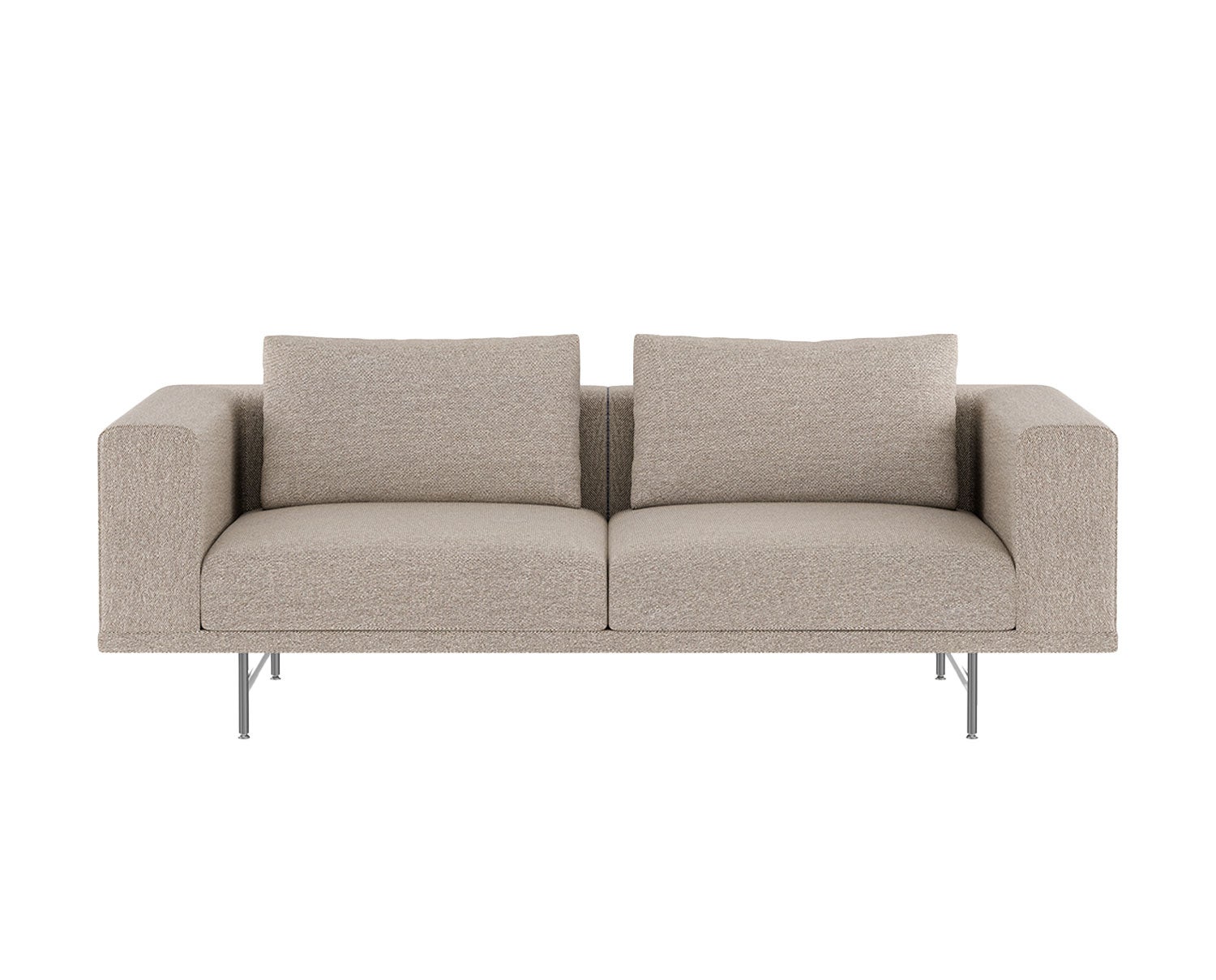 Vipp-Loft-Sofa-2S-Brook-Beige-Chestnut-Steel-Legs