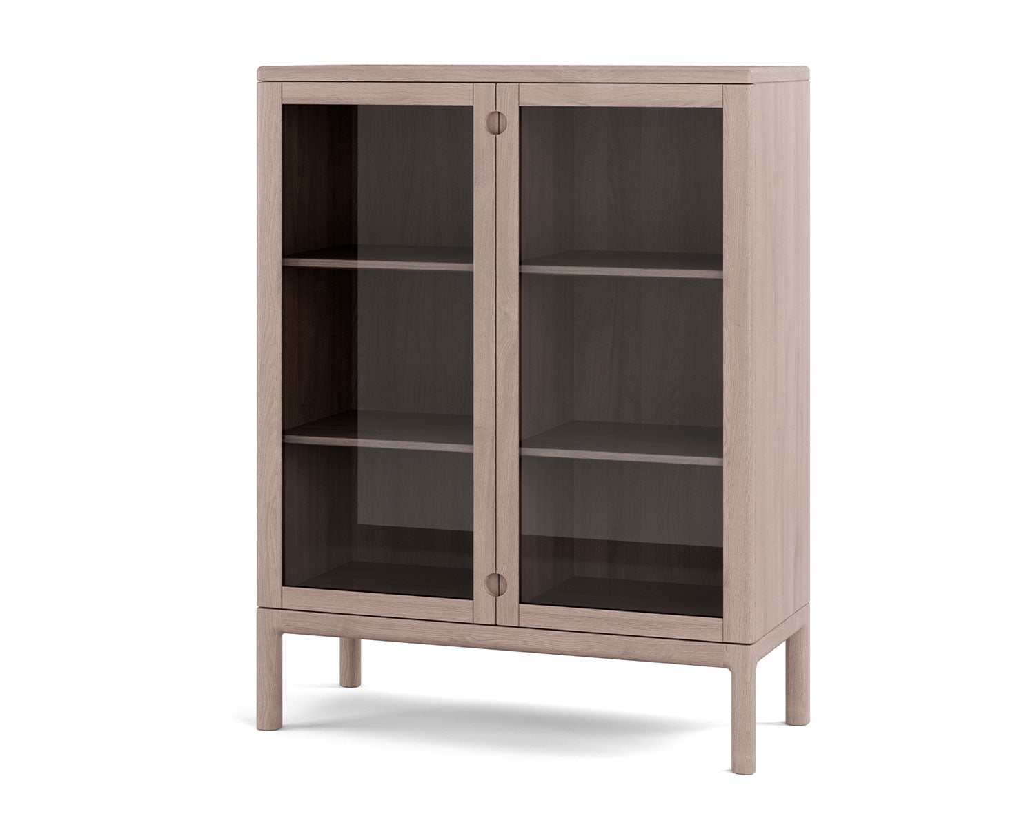 Stolab-Prio-Cabinet-H120-Glass-White-Oil-Oak