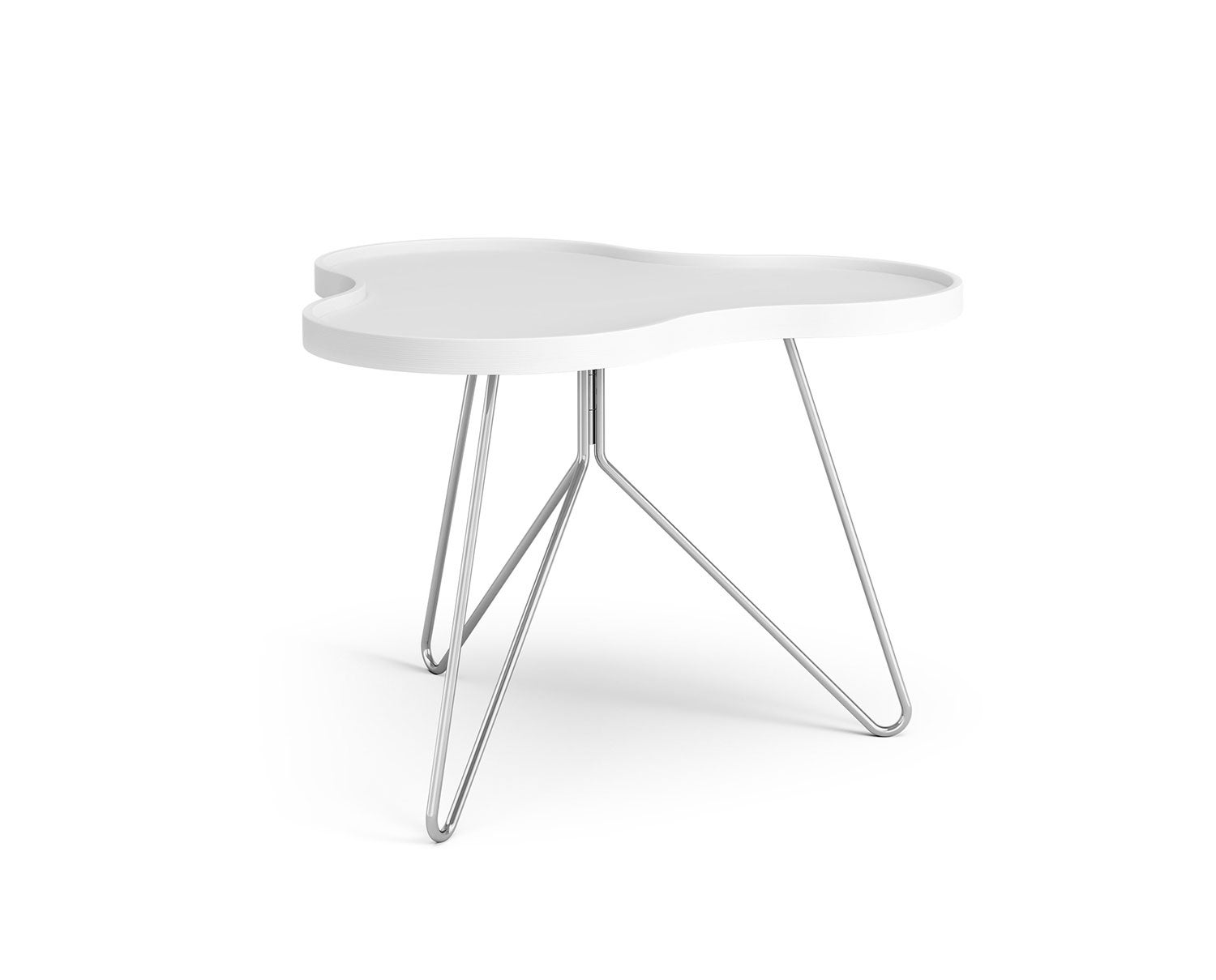 Flower-Mono-Table-66x62-White-Ash-Chrome-Metal-H45