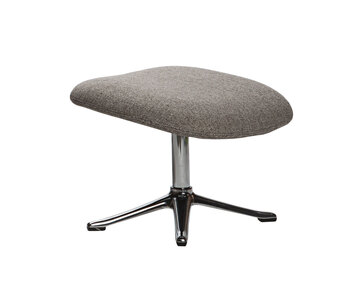 Stilo Fodskammel med ben i poleret aluminium