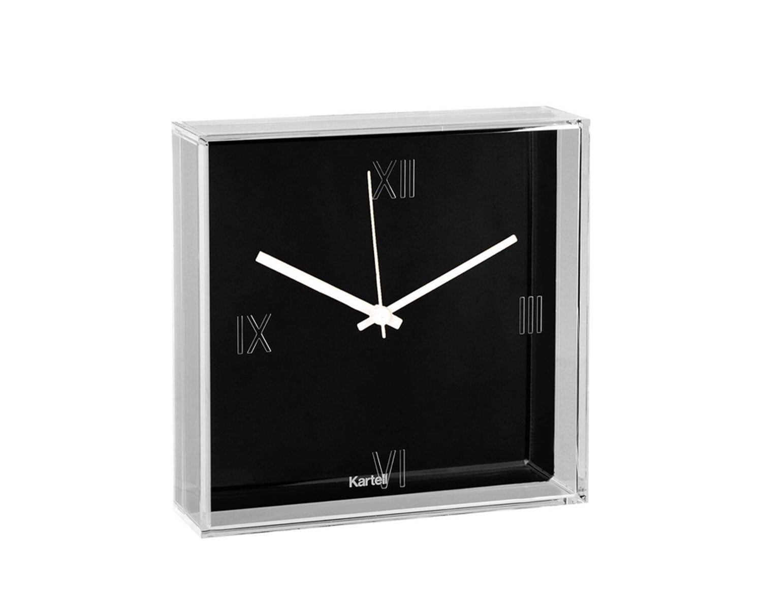 Kartell-Tic-Tac-Clock-Black-1