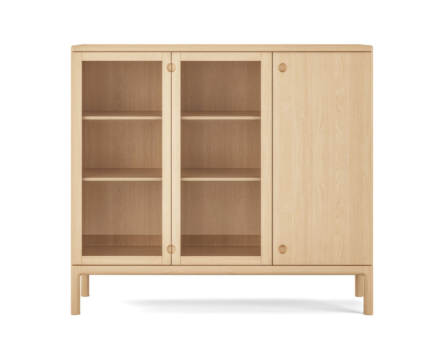 Stolab-Prio-Sideboard-High-Glass-Natural-Oil-Birch