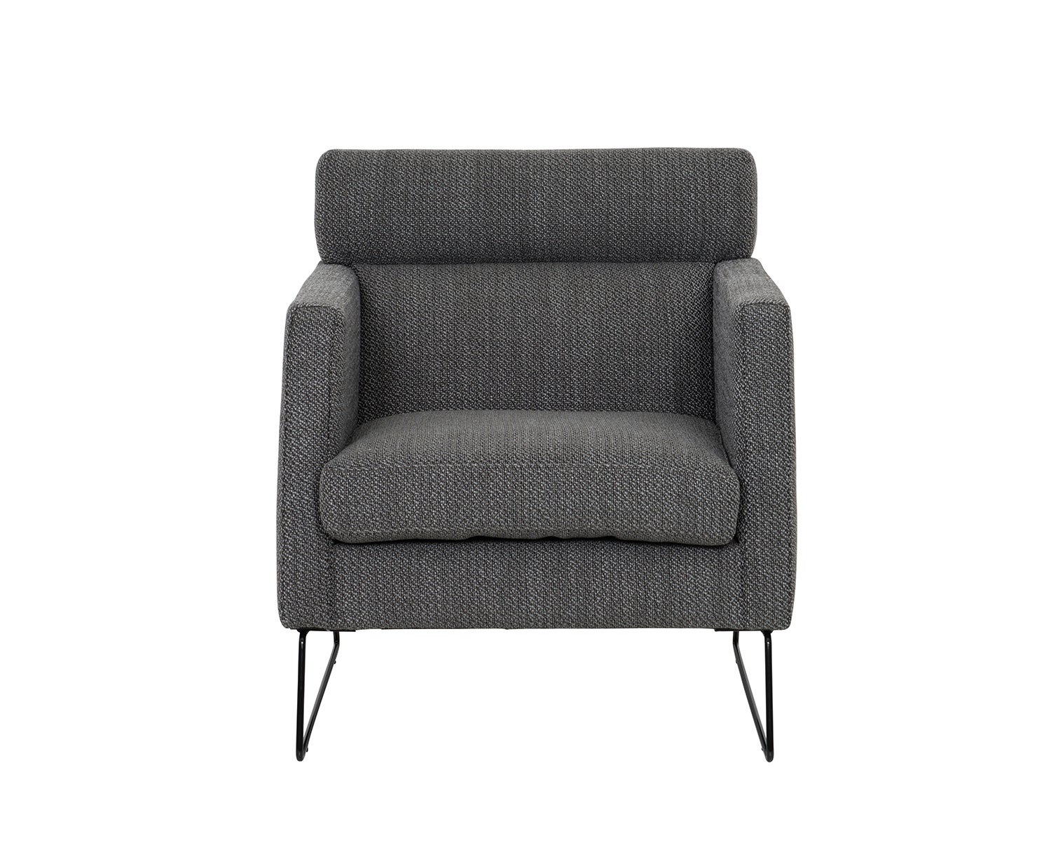 Degano-1-Seater-Armchair_-leone-antracit_-Degano-legframe-stal-Black_-front