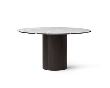 Vipp 494 Spisebord i mørk eg med bordplade i Pietra Grey marmor