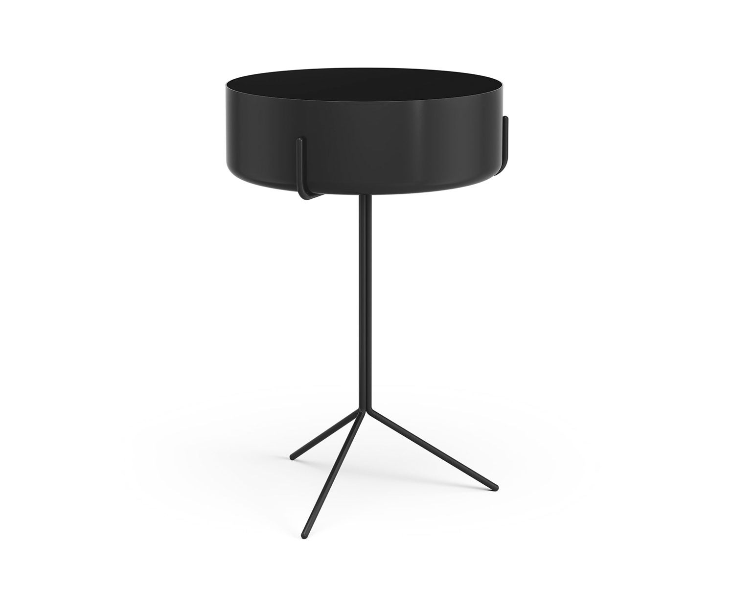 Drum-Planteringskruka-H56-SH13-Svart