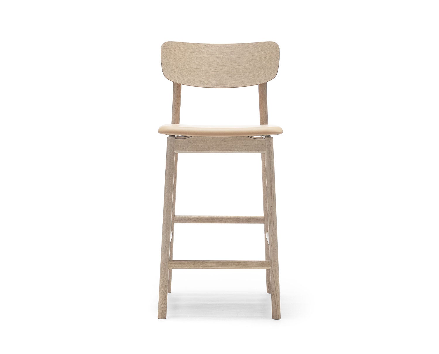Stolab-Prima-Vista-Barstool-H65-White-Oil-Oak-Elmosoft-22030-Beige