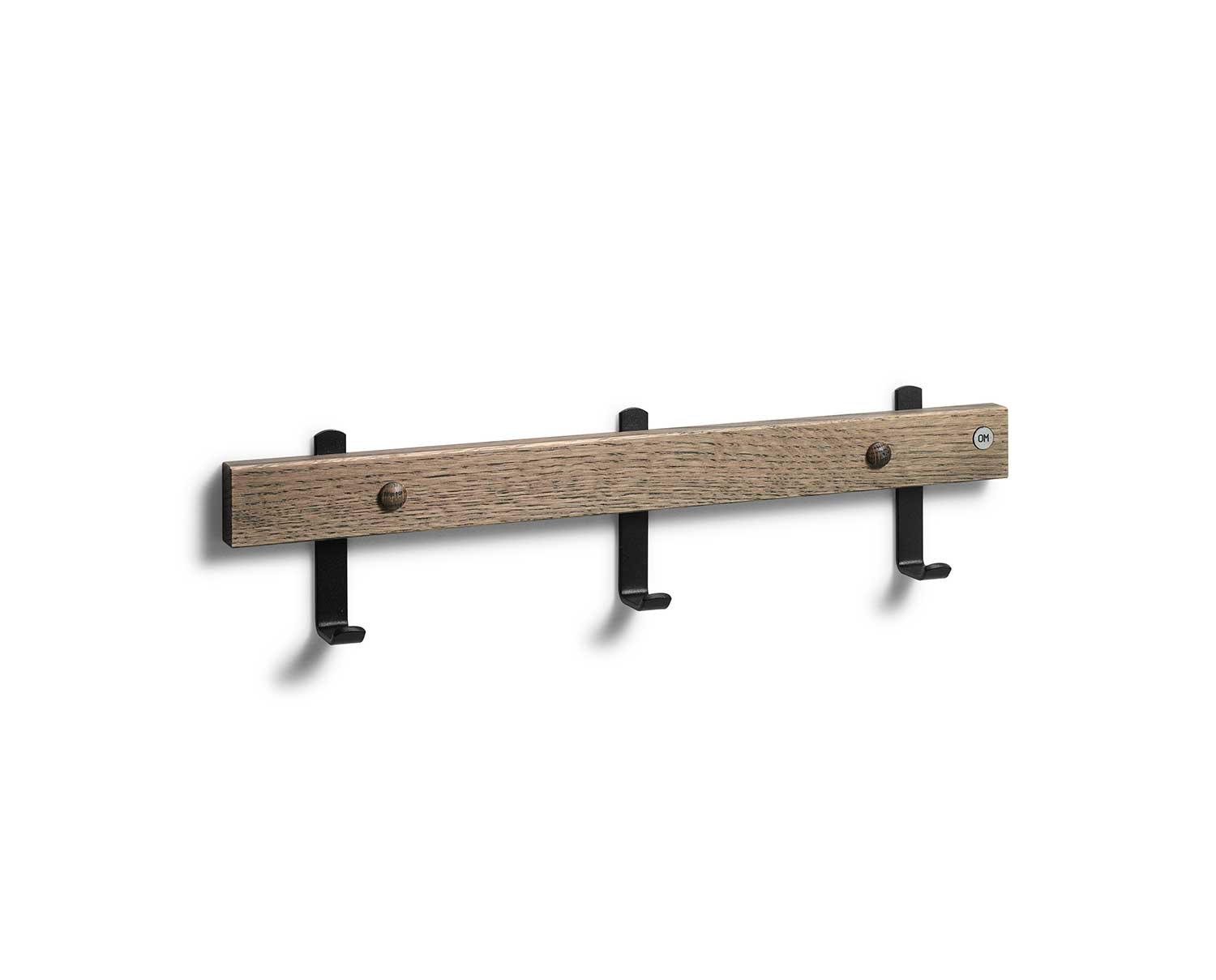 Oscarssons-Mobel-Nadja-Coat-Rack-3-Hooks-Smoked-Oak