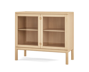 Stolab-Prio-Cabinet-H80-Glass-Natural-Birch