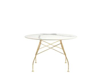 Glossy-Marble-Gold-White-marble-Kartell