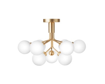 Nuura-Apiales-9-Ceiling-Brushed-Brass-Opal